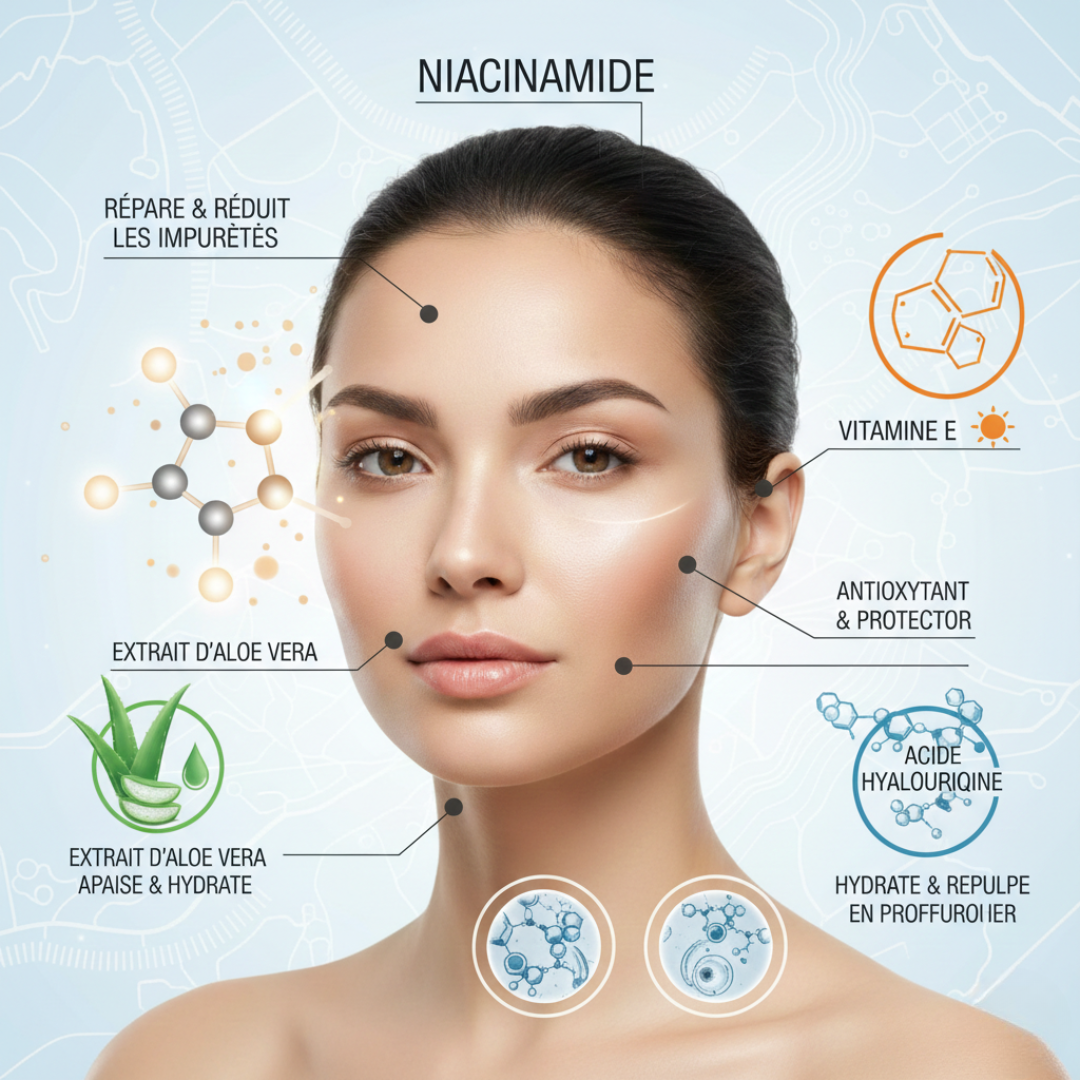 L'Éclat Parfait : Niacinamide & Hyaluronique